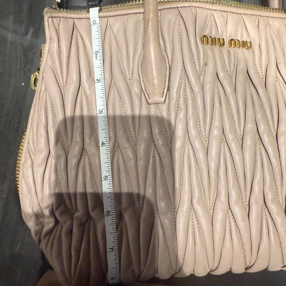 Authentic MiuMiu Nappa Leather Handbag - Picture 13 of 15